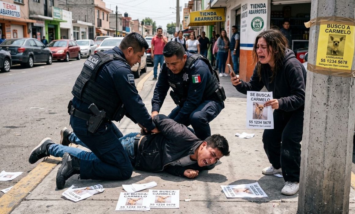 Propinan policías de Toluca golpiza a pareja que buscaba a su perro