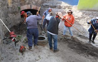 Refuerza Ecatepec limpieza de barrancas para evitar inundaciones