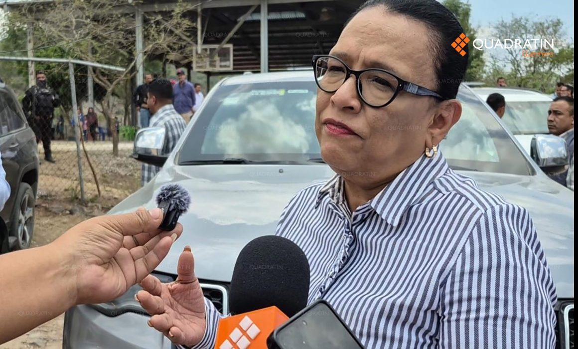 Resguardan GN, Ejército y Marina a secretaria de Gobernación en Chilapa