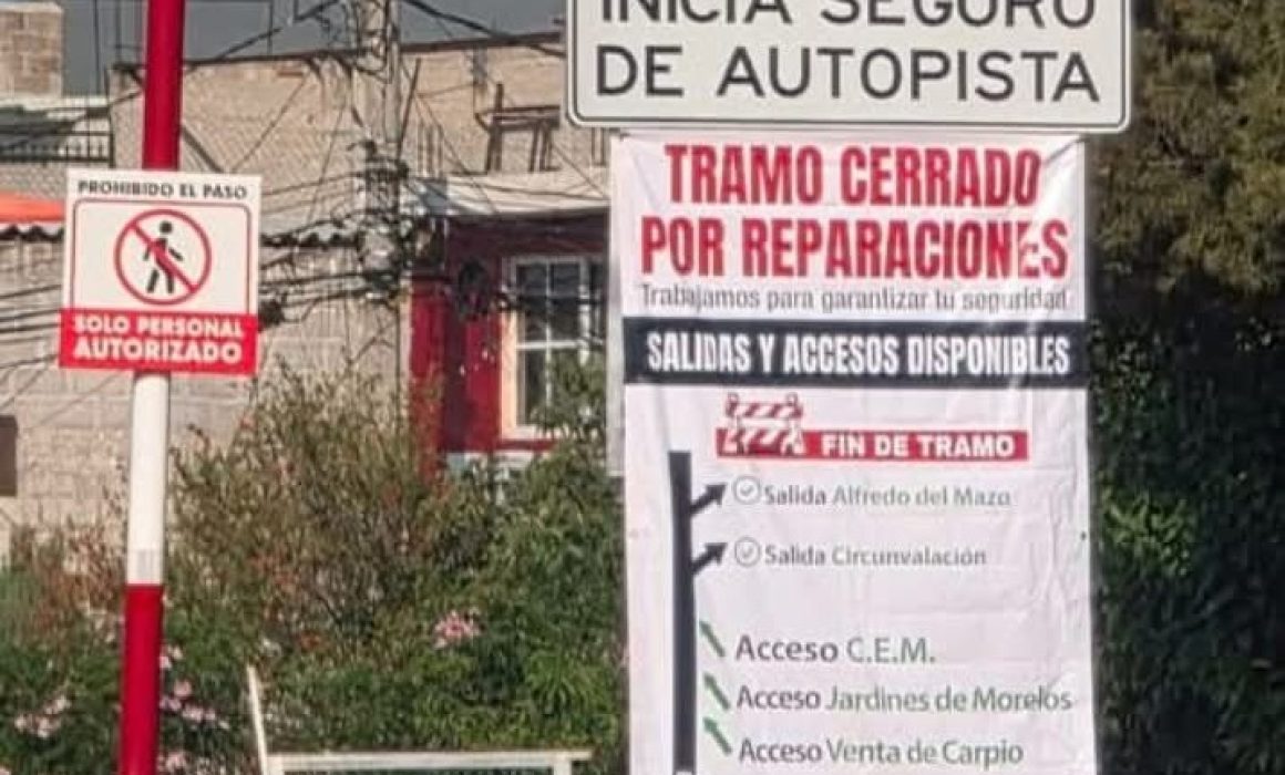 Persisten cobros y caos vial tras reapertura parcial de la Siervo de la Nación