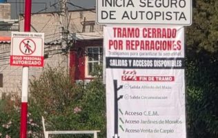 Persisten cobros y caos vial tras reapertura parcial de la Siervo de la Nación