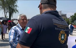 Simulan sismo de 8.2 grados en Naucalpan y refuerzan prevención