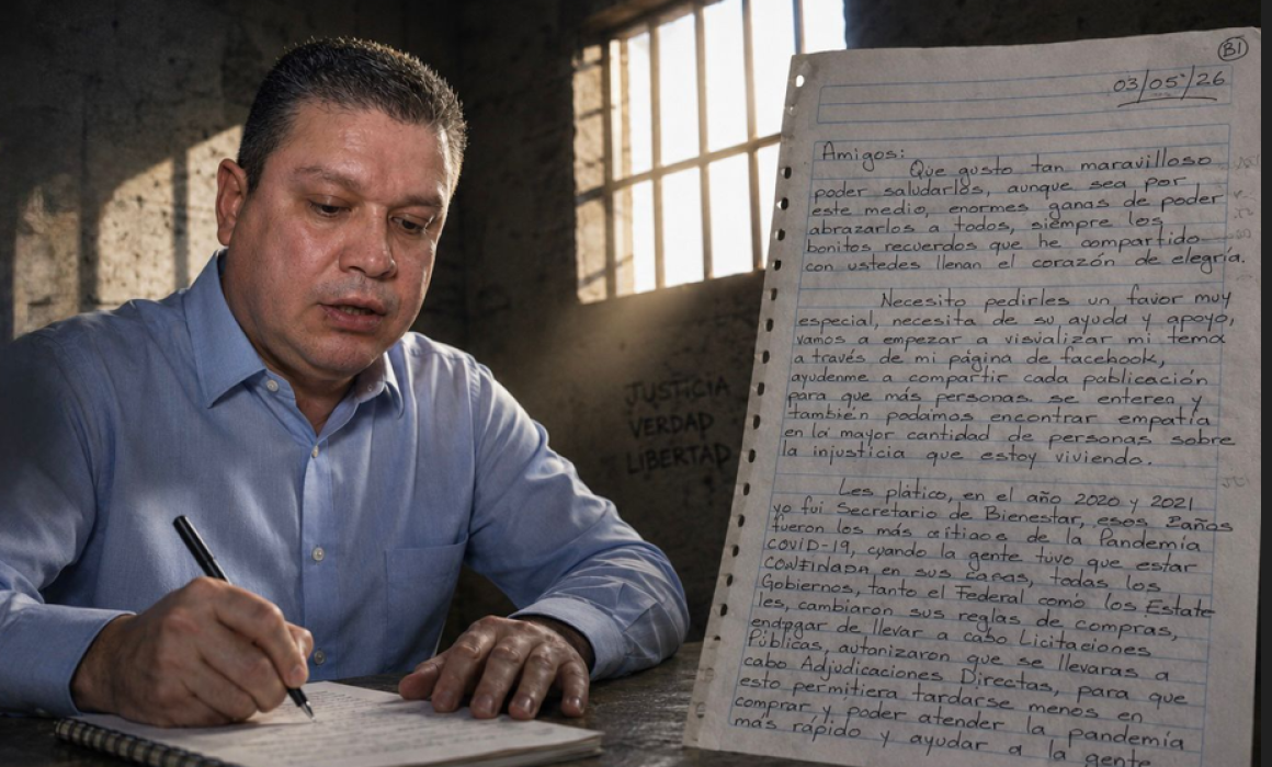 Soy preso político de Américo Villarreal: exsecretario de Cabeza de Vaca