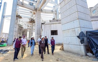 Supervisa Delfina Gómez avance en construcción de Línea 3 del Mexicable