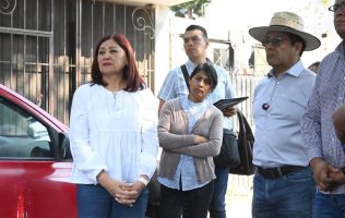 Supervisa Rosi Wong afectaciones por lluvias en Los Reyes Acozac