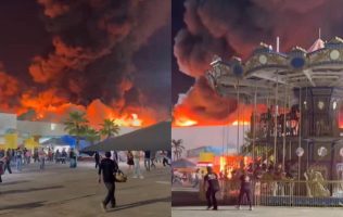 Trasladan a familiares de víctima mexiquense del incendio en Tabasco