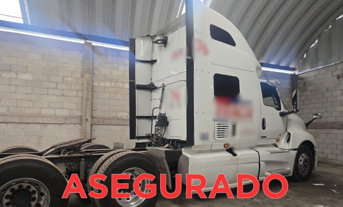 Ubican por GPS camión robado de 2 mdp en Nextlalpan hallado en Izcalli