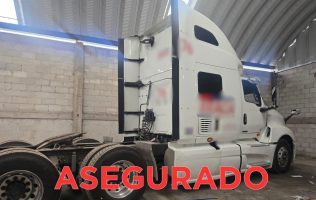 Ubican por GPS camión robado de 2 mdp en Nextlalpan hallado en Izcalli