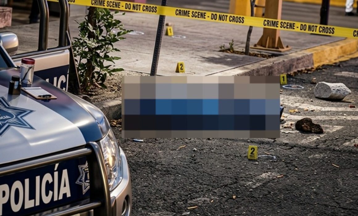 matan a sujeto a tiros en pleno centro