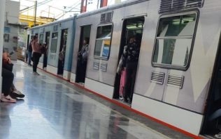 Afecta lluvia a usuarios mexiquenses de la Línea A del Metro