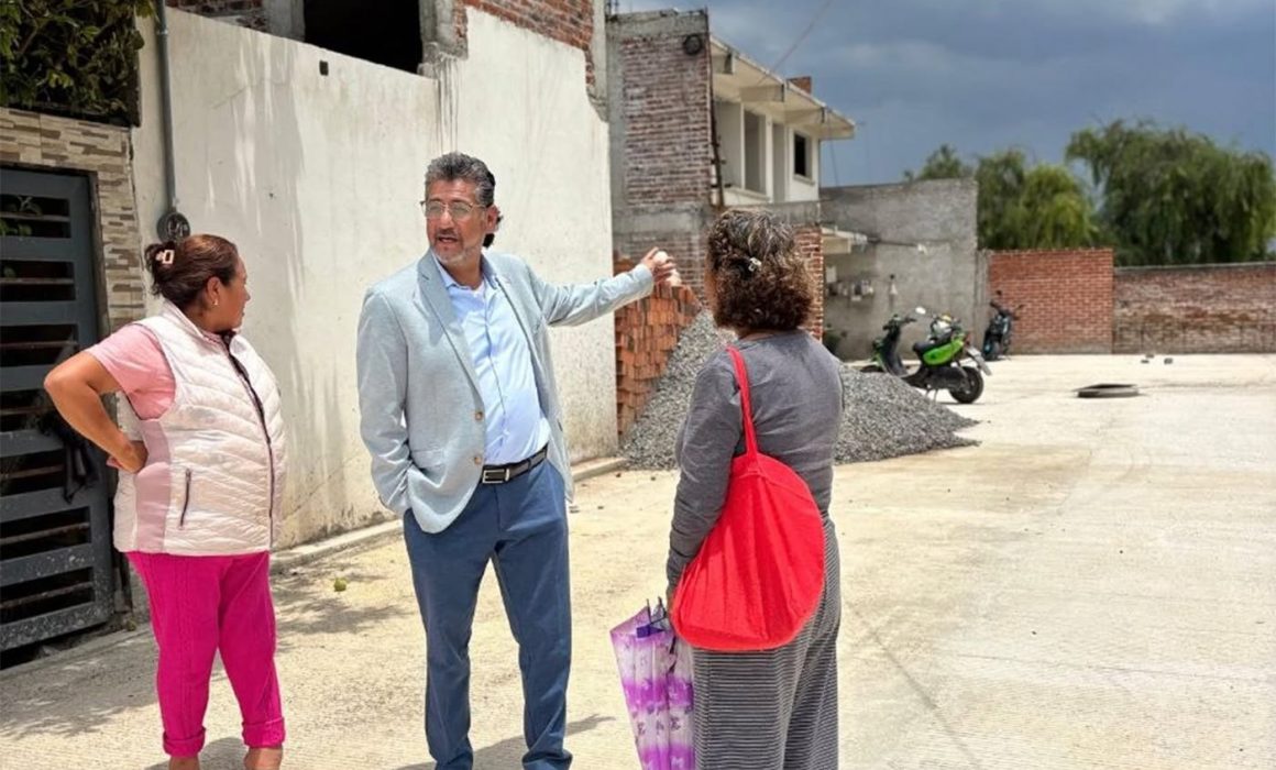 Agradecen vecinos de Teoloyucan las obras realizadas con el 50-50
