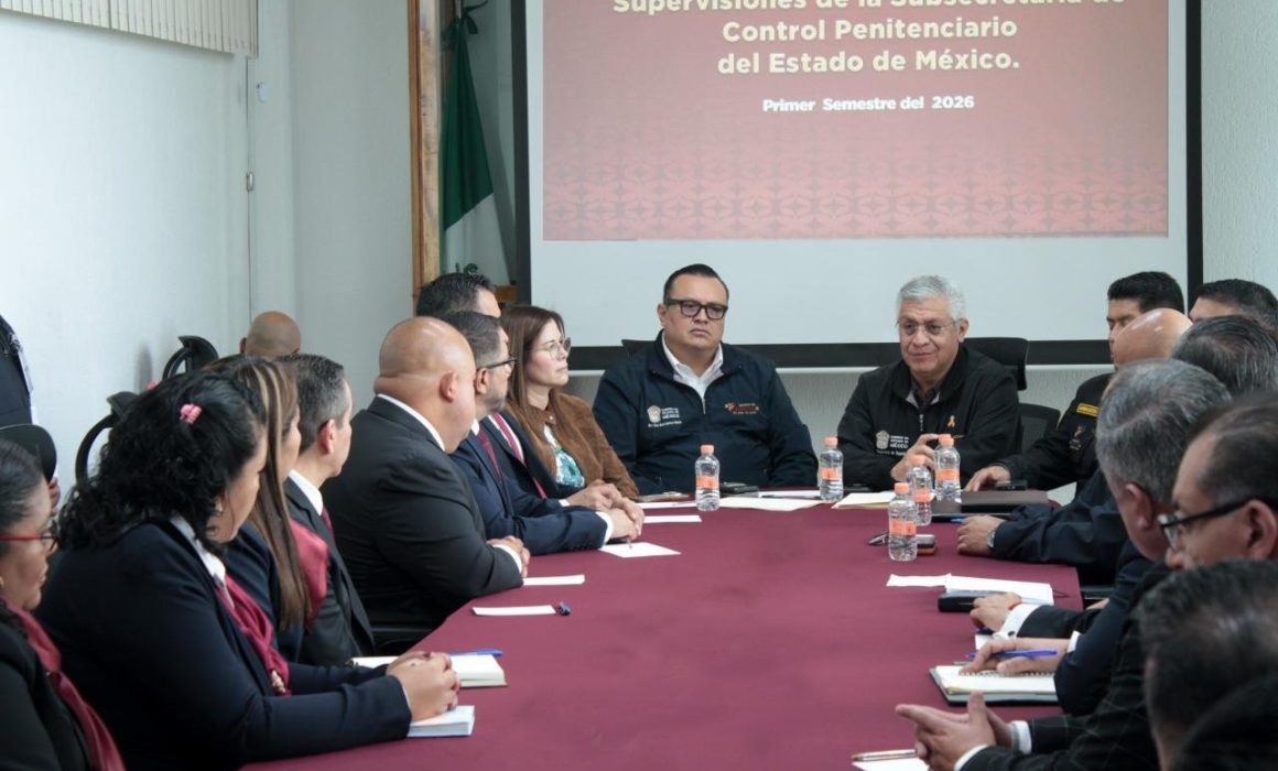 Audita Cristóbal Castañeda cárceles del Edomex y limpia el sistema