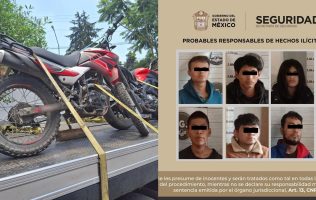 Caen 7 personas en San Mateo Atenco; recuperan motos robadas