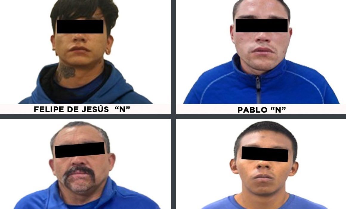 Capturan a presuntos homicidas ligados a grupo criminal en Otumba