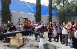 Celebran en Chimalhuacán red hidráulica que beneficiará a 34 mil vecinos