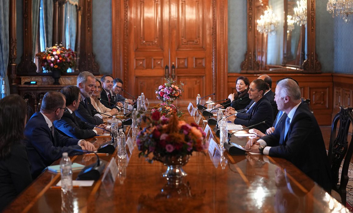 Coinciden Sheinbaum y Rey de España en fortalecer relación bilateral