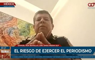 Denuncia periodista de SLP a político ligado a Adán Augusto y Andy López