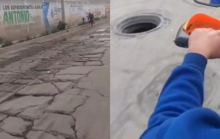 Denuncian deterioro de calles en Texcoco; vecinos exigen mantenimiento
