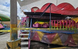 Descarta Protección Civil de Metepec falla mecánica en juego