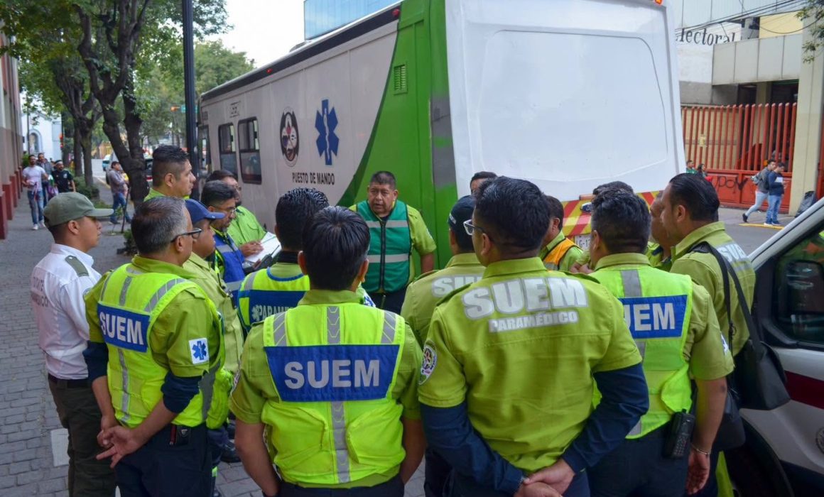 Desplegará Edomex 64 paramédicos para el duelo México-Corea