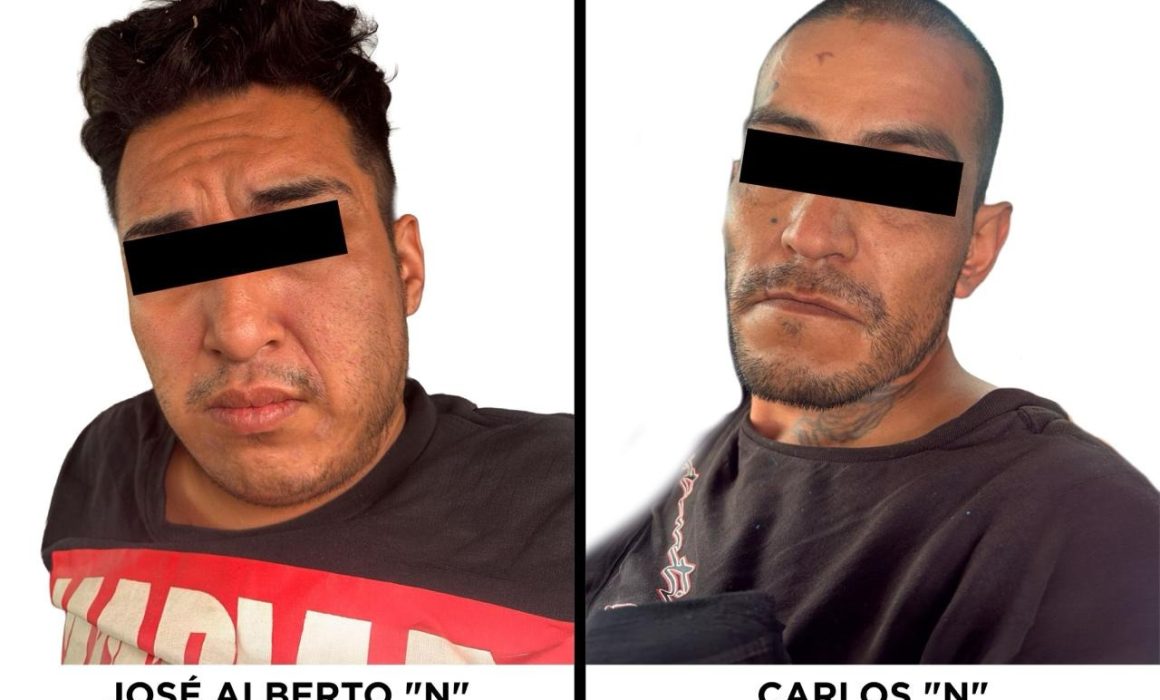 Detienen en Huehuetoca a dos ligados al robo de relojes de lujo en AIFA
