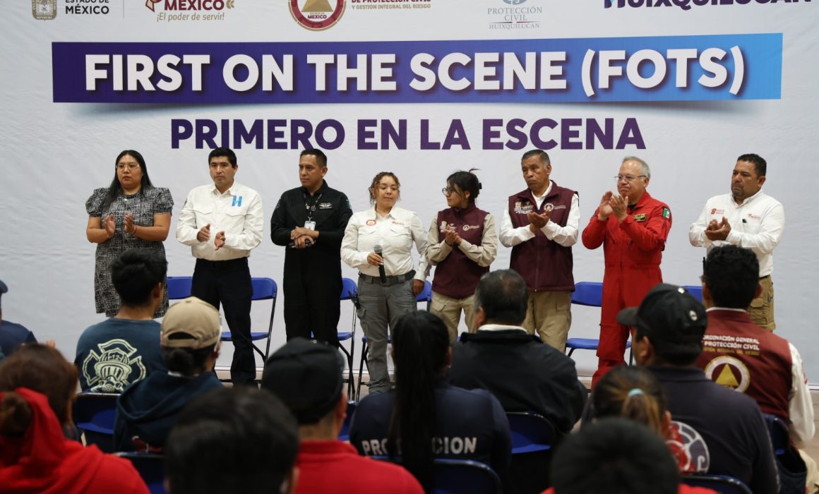 Eleva Huixquilucan nivel de respuesta ante emergencias con curso FOTS