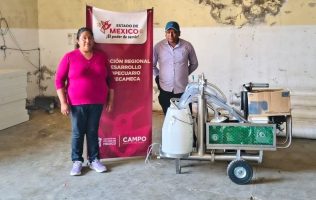 Entregan maquinas ordeñadoras a ganaderos de Amecameca y Chalco