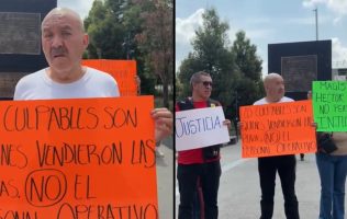 Exigen juicio justo para detenidos por presunta venta de plazas en SECTI
