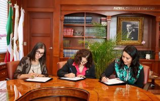Formalizan convenio de colaboración entre UAEMéx y Tribunal Electoral