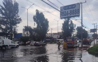Genera lluvia problemas en La Paz; Metro anuncia reducción de velocidad
