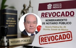 Destituye Delfina Gómez a notario de Otumba por irregularidades