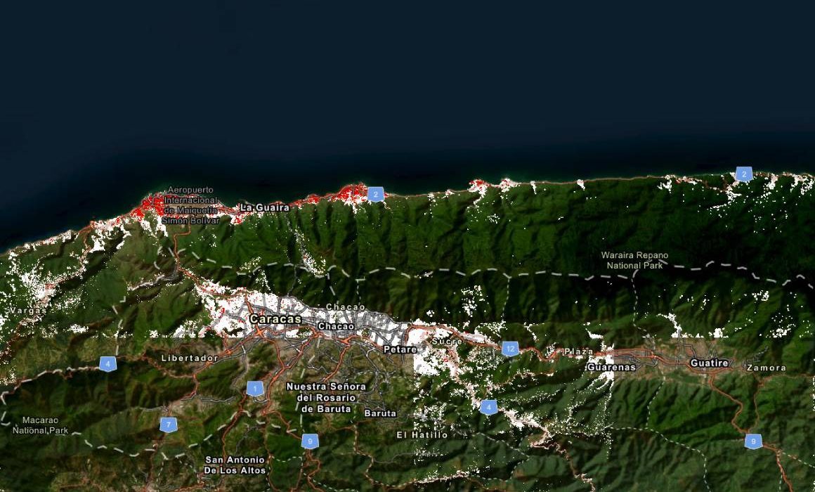 Identifica NASA zonas con mayor daño tras 2 terremotos en Venezuela