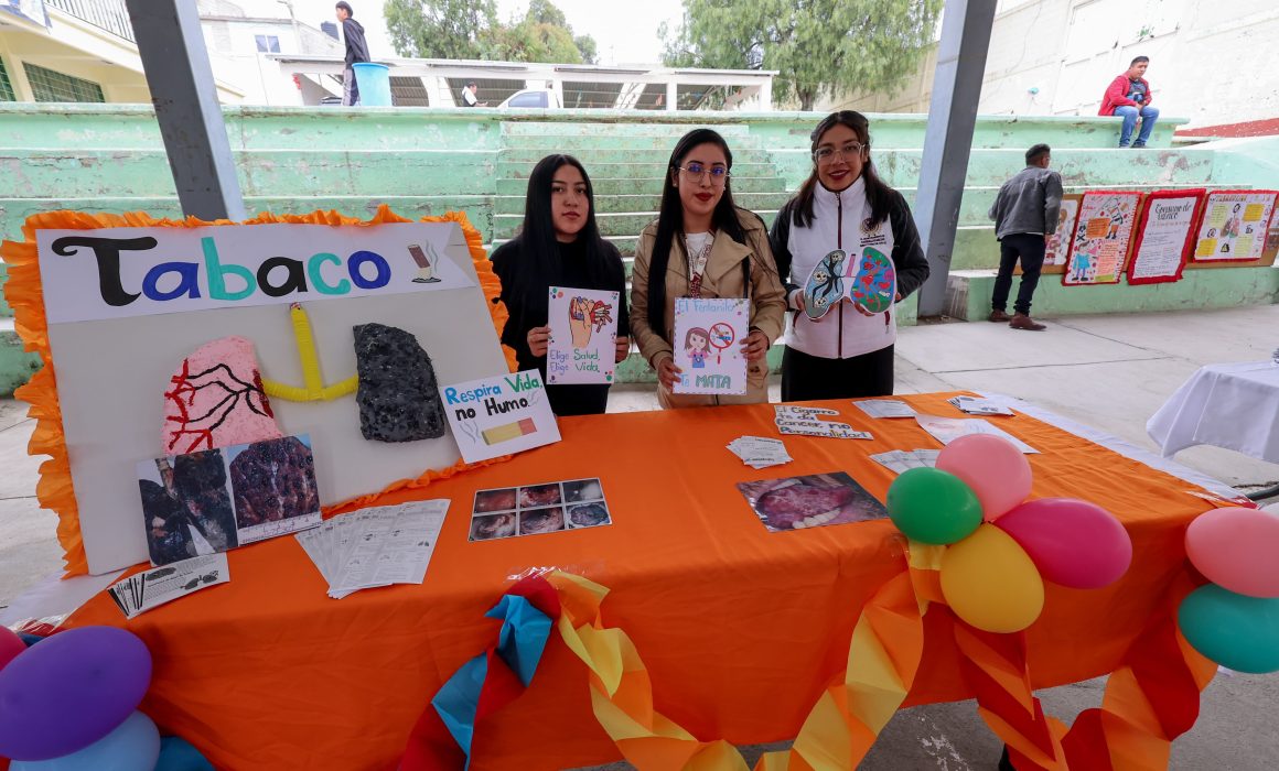 Impulsan prevención del tabaquismo entre estudiantes de Chimalhuacán