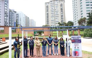 Inaugura Huixquilucan gimnasio de calistenia en Hacienda del Ciervo