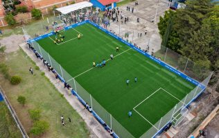 Inauguran en La Paz primera cancha FIFA Arena del Edomex