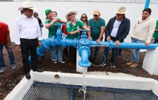 Inauguran nuevo pozo para ampliar abasto de agua en Ecatepec
