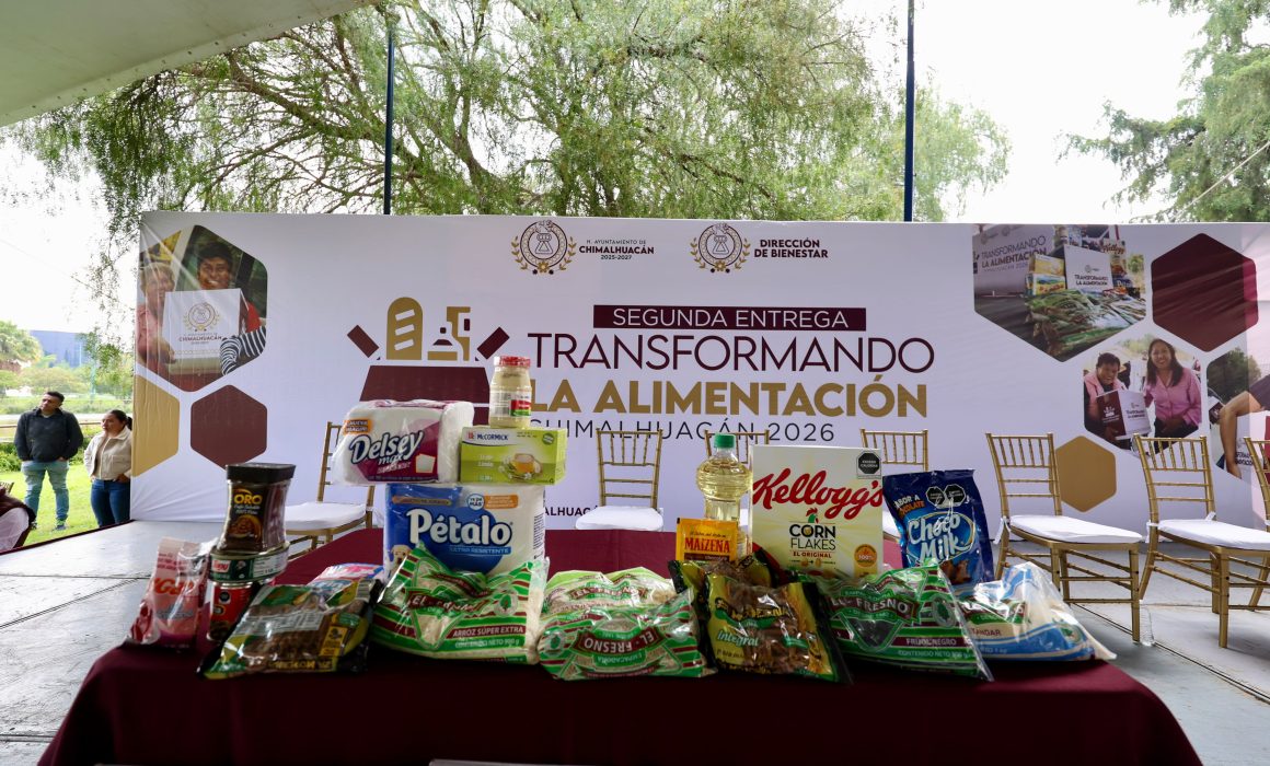 Inicia Chimalhuacán segunda entrega de apoyos alimentarios