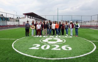 Inicia en Chimalhuacán el Mundial Social con nueva cancha de futbol 5