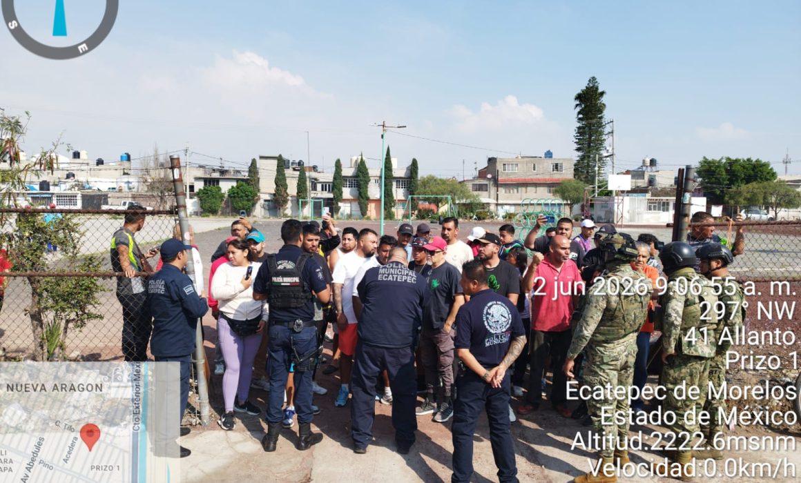 Inician rescate de deportivo en Prizo I tras denuncias por narcomenudeo