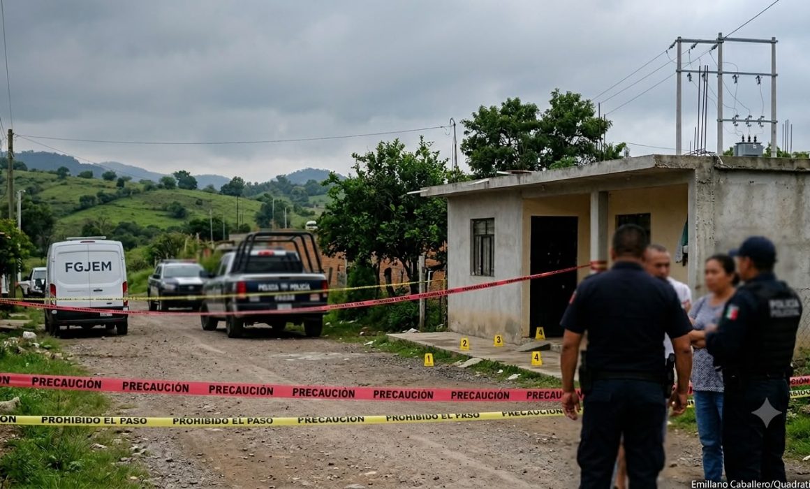 Investigan presunto feminicidio y suicidio en Tejupilco