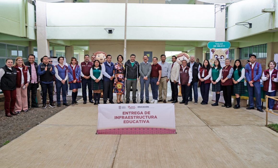 Invierte Edomex más de 48 mdp en escuelas de Valle de Bravo y Amanalco