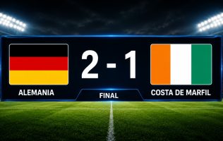 Logra Alemania agónico triunfo ante Costa de Marfil en la Copa del Mundo