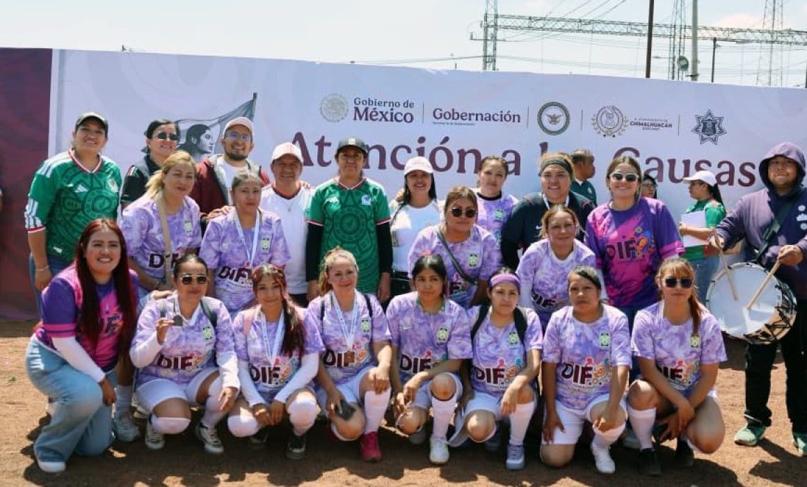 Organizan torneo femenil por la paz y la convivencia en Chimalhuacán