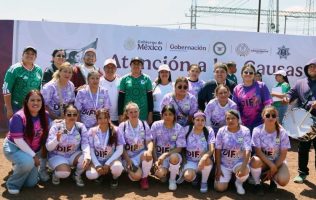 Organizan torneo femenil por la paz y la convivencia en Chimalhuacán