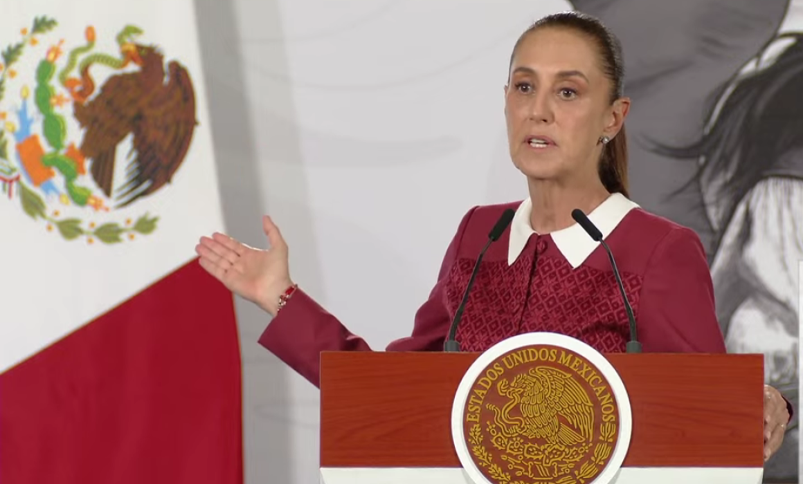 Pide Sheinbaum a Ronald Johnson respetar asuntos internos de México