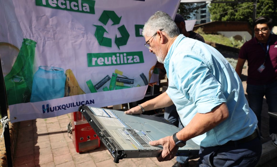 Recolecta Huixquilucan media tonelada de residuos para reciclaje