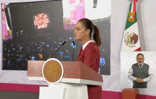 Reconoce Claudia Sheinbaum concierto de Panteón Rococó en Nezahualcóyotl