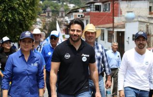 Recorre Anuar Azar Valle de Bravo y fortalece la estructura panista