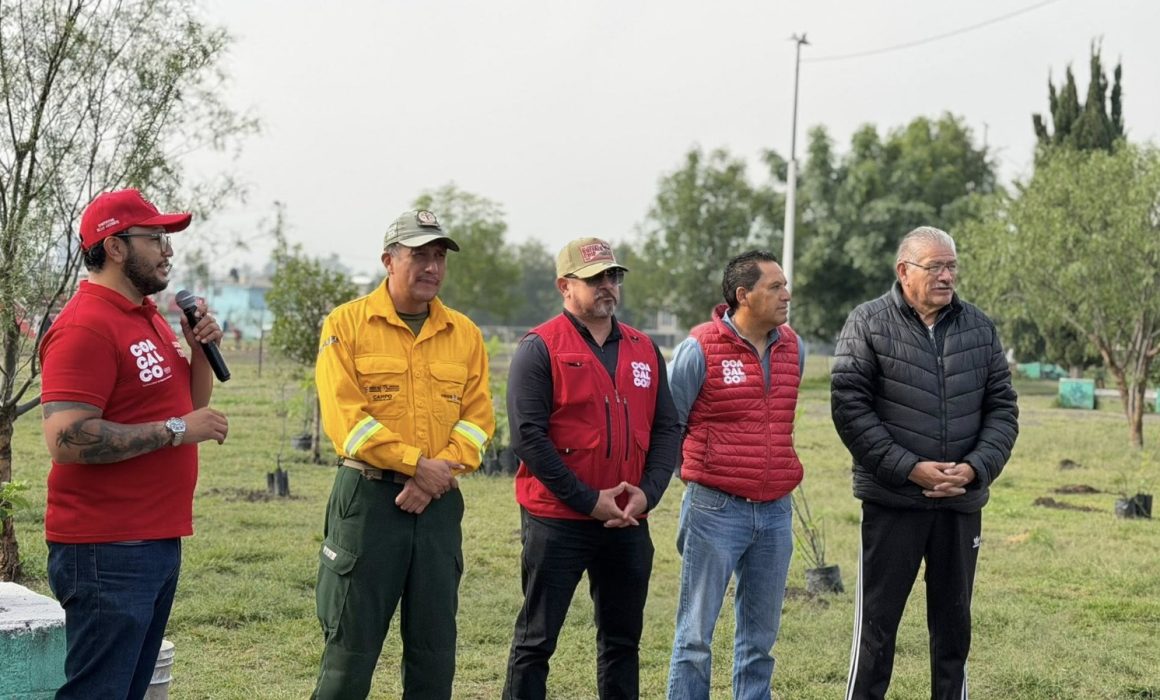 Reforestan Coacalco con más de 2,500 plantas