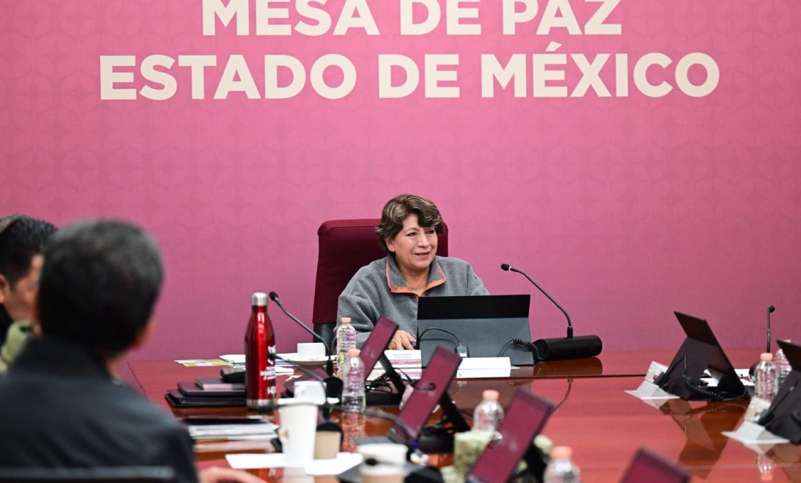 Reporta Delfina Gómez baja en 7 delitos de alto impacto